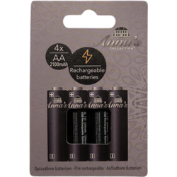 Oplaadbare batterijen aa 2100mah / ni-mh 4 pack