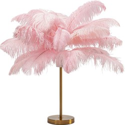 Tafellamp Feather Palm Pink 60cm