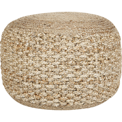 Beliani DINNI - Poef-Beige-Jute