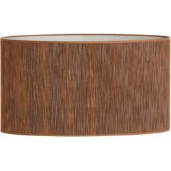 Light & Living - kap - Penny - bruin - textiel - E27 - 3545963