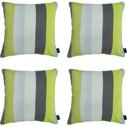 Madison -  Sierkussen Victoria green - Ca. 50x50 cm - Set van 4