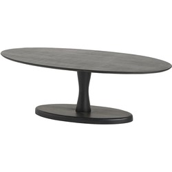 Salontafel 140, ovaal, Black