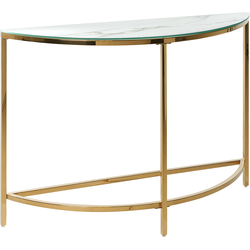 ORITA - Consoletafel - Wit - Veiligheidsglas