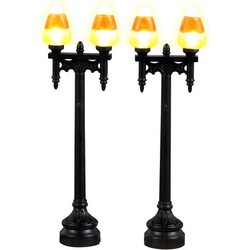 Candy Corn Street Light Set Of 2 B/O (4.5V)