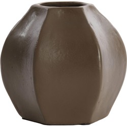 Bloempot Melis - Bruin - 23.5x23.5x21.5cm