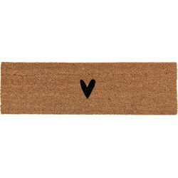 Clayre & Eef Deurmat 75x22 cm Bruin Kokosvezel PVC Hart