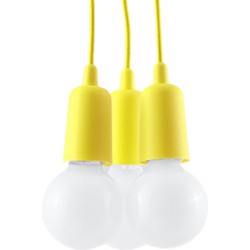 Hanglamp modern diego geel