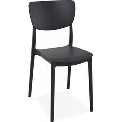 OMA keukenstoel 53x45x82 cm Zwart