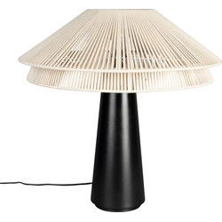 Dutchbone Elon Tafellamp Beige/ Zwart