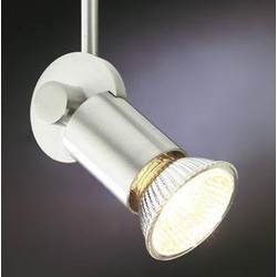 Plafondlamp zwart, wit of grijs voor spot op stang 70mm GU10