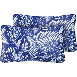 Beliani GLIMMER - Buitenkussen-Blauw-Polyester