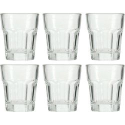 Amuseglazen - 6x - 55 ml - transparant - D4,8 x H5,6 cm - glas - aperitief glazen - Serveerschalen