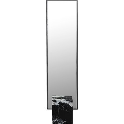 Staande Spiegel Hulda Black 46x180cm