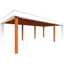 Trendhout douglas overkapping Verona rechts, 755 x 400 cm