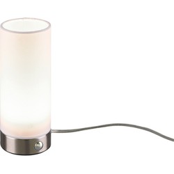 Moderne Tafellamp Emir - Metaal - Grijs