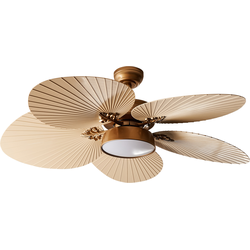 Beliani BORMEJO - Plafondlamp met ventilator-Goud-IJzer
