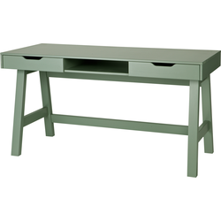 WOOOD Nikki Bureau - Grenen - Jadegroen - 75x140x62