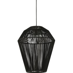 Light & Living - Hanglamp DEYA - Ø30x37cm - Zwart