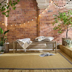 Laagpolig Vloerkleed Sisal Look - Grijs - 160x230 cm