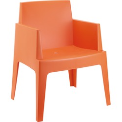 Design stoel PLEMO oranje