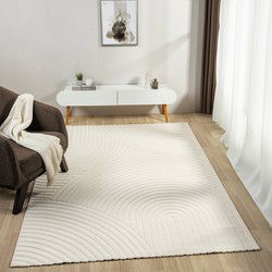Modern vloerkleed - Medea Japandi Crème - 200 X 290 CM