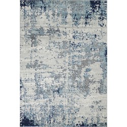 Modern Abstract Tapijt SARAH - Blauw/Grijs - 160x220 cm