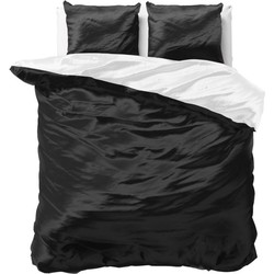 Sleeptime Dekbedovertrek Beauty Double Face Black/White-Lits-jumeaux (240 x 200/220 cm)
