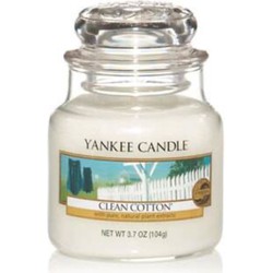 Yankee Candle Clean Cotton Kaars klein