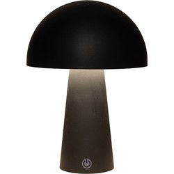 Portable lamp rond 21x15 cm zwart