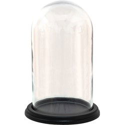 Clayre & Eef Stolp  Ø 20x28 cm Transparant Glas Rond Glazen Stolp
