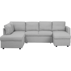 KARRABO - Bank U-vormig - Lichtgrijs -  - Polyester