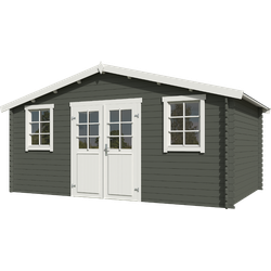Blokhut Udo 480x300 Green Grey-Wit