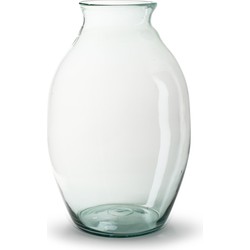 Bloemenvaas - Eco glas transparant - H45 x D19 cm - Vazen