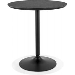 HUSH design ronde tafel 80x80x775 cm Zwart