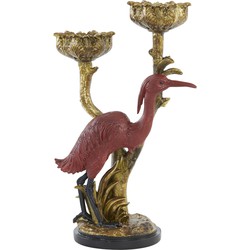 Light & Living - Kandelaar HERON - 28.5x17x46.5cm - Rood