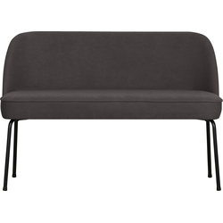 BePureHome Vogue Eetbank - Geweven Stof - Donkergrijs - 83x120x59