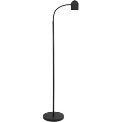 Landelijke Metalen Highlight Umbria LED Vloerlamp - Zwart