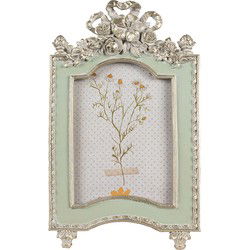 Clayre & Eef Fotolijst Groen Polyresin