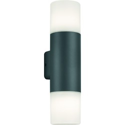 Moderne Wandlamp  Hoosic - Metaal - Grijs