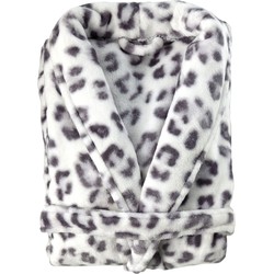 Zo!Home Badjas Snow Leopard Grey L