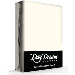 Day Dream Jersey Hoeslaken Ecru-180 x 200 cm