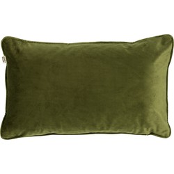 Dutch Decor FINN - Kussenhoes velvet 30x50 cm - Chive - groen - Dutch Decor