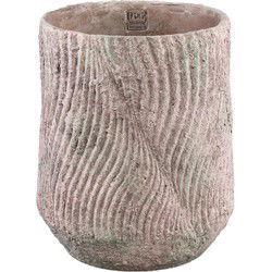 PTMD Bloempot Diesel - 31x31x36 cm - Cement - Grijs