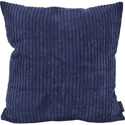 Corduroy Donkerblauw | 45 x 45 cm | Kussenhoes | Polyester