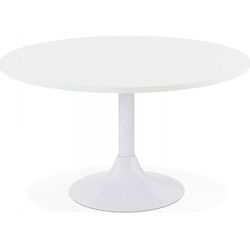 DETROY witte lounge salontafel - Ø 90 cm DETROY 90x90x45