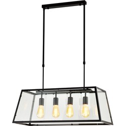 QUVIO Hanglamp zwart - QUV5058L-BLACK