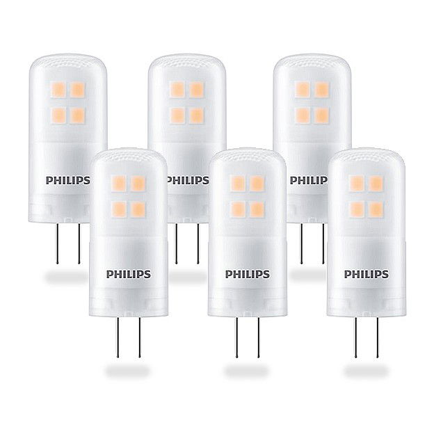 Philips CorePro 2,1W (20W) G4 LED Steeklamp Dimbaar Warm Wit 6-Pack - 