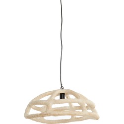 Light&living Hanglamp Ø59x33 cm PORILA crème