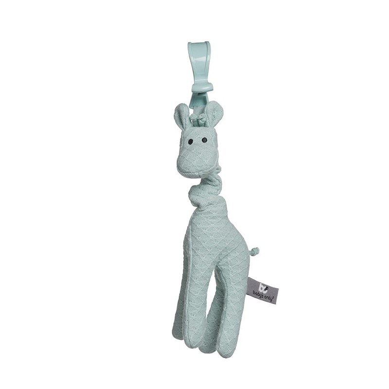 Baby's Only  Trilfiguur giraf - Autostoelspeeltje - Wagenhanger - Mint - Speelgoed voor onderweg - 