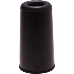 Deurbuffer / deurstopper - zwart - rubber - 75 x 40 mm - deurstop - Deurstoppers